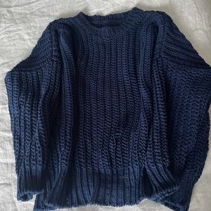 Babaa cotton jumper navy os